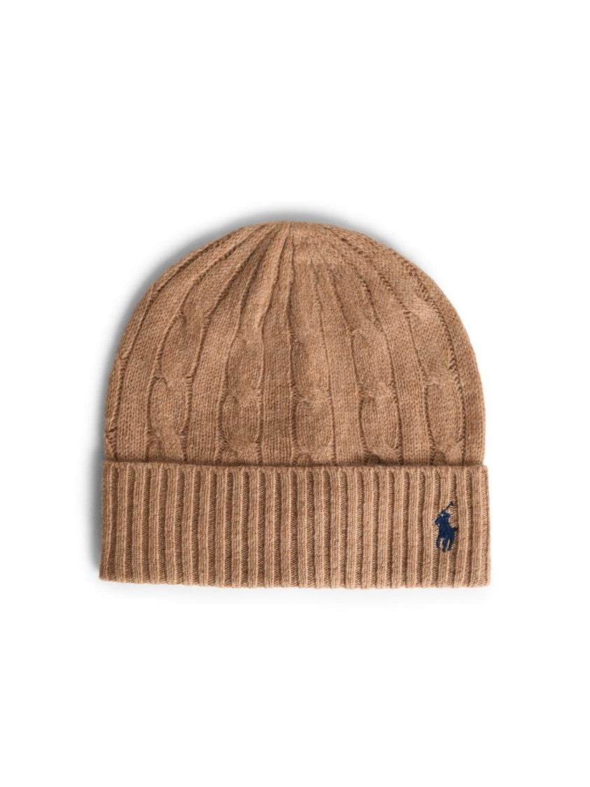 Polo Ralph Lauren Beige Wool Blend Beanie
