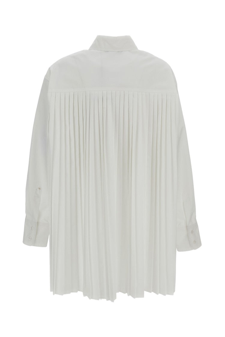 Sportmax White Nespola Cotton-Blend Shirt
