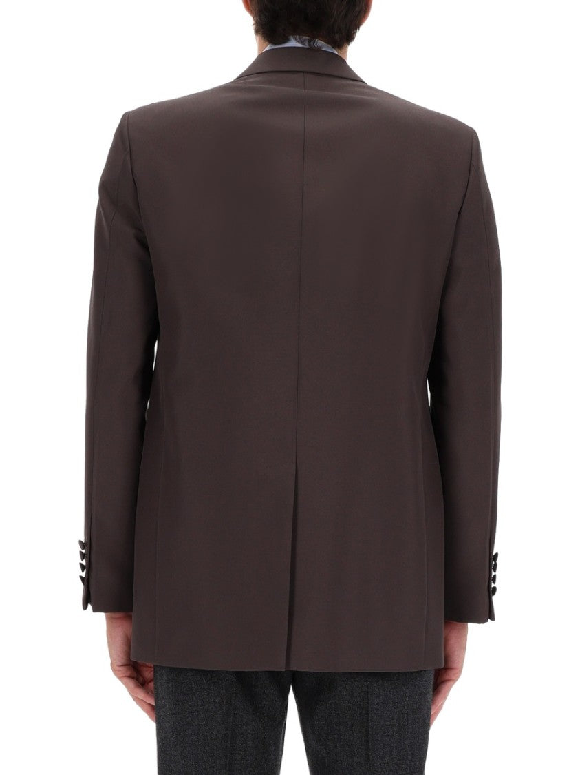Gucci Structured Double-Breasted Jacket With Wide Peaked Lapels