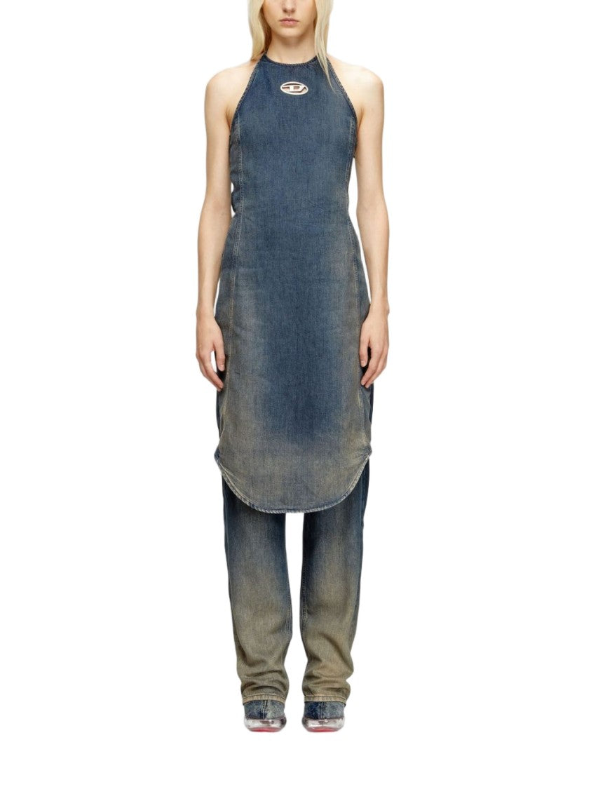 Diesel Halter Neck Denim Dress