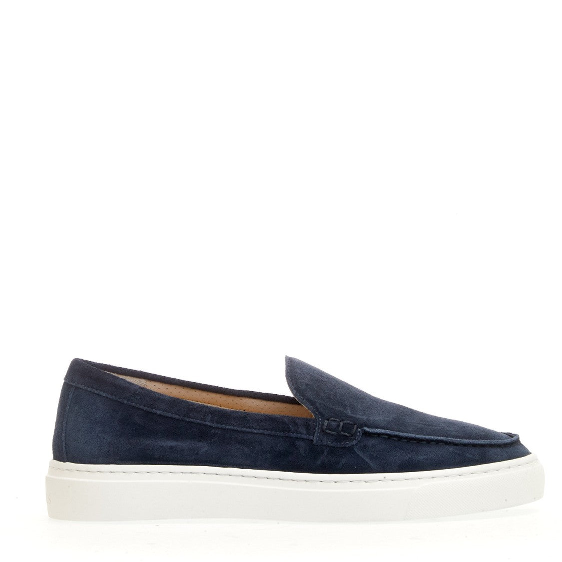 Doucal's Blue Suede Slip-On