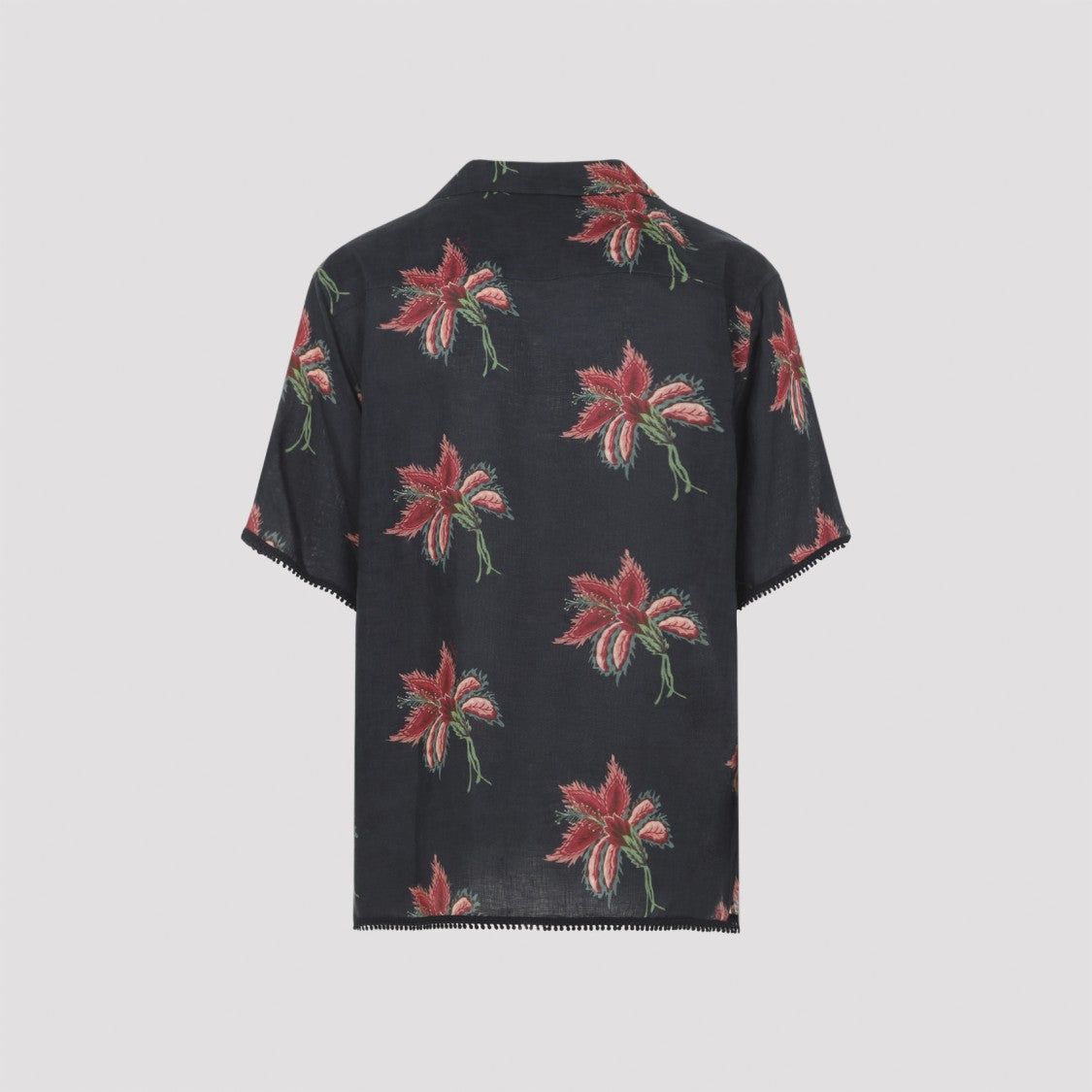 Valentino Relaxed Fit Floral Pattern Short-Sleeve Shirt