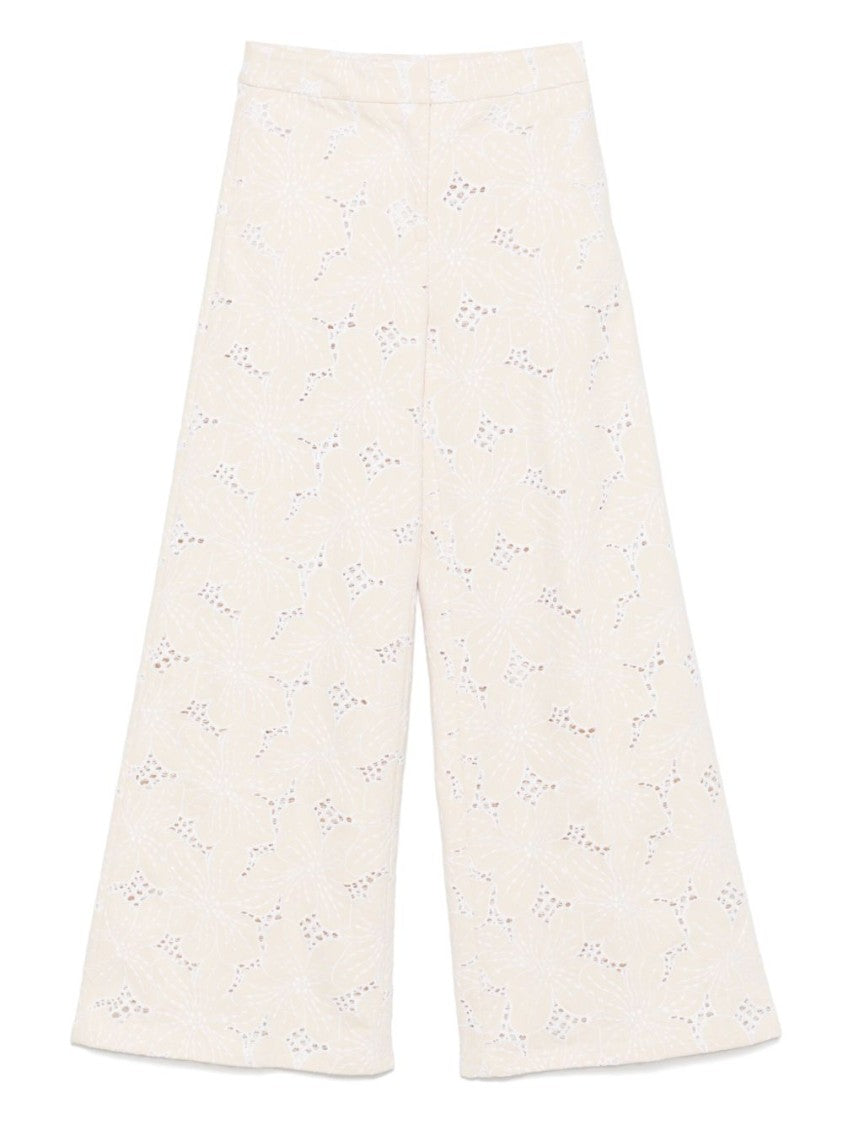 Genny Tailored Light Beige Trousers