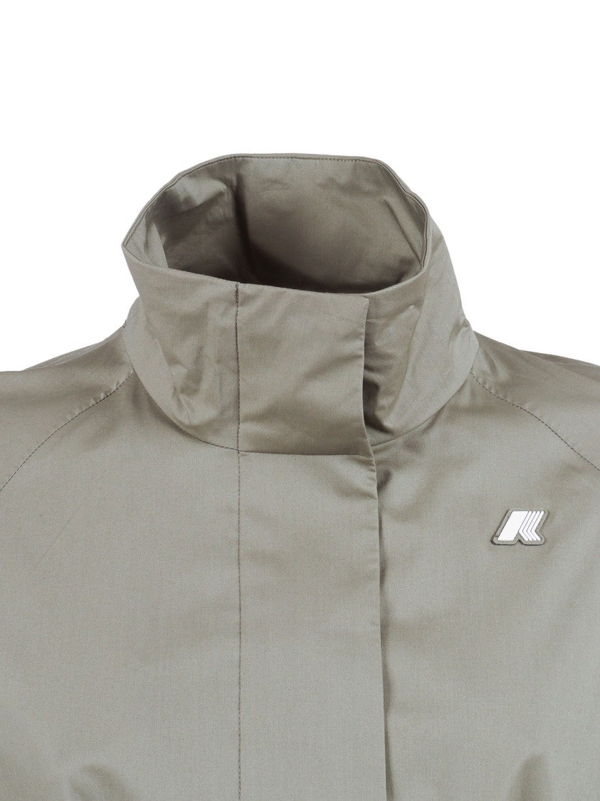 K-Way Barbrein Cotton Three Layer Trench Coat