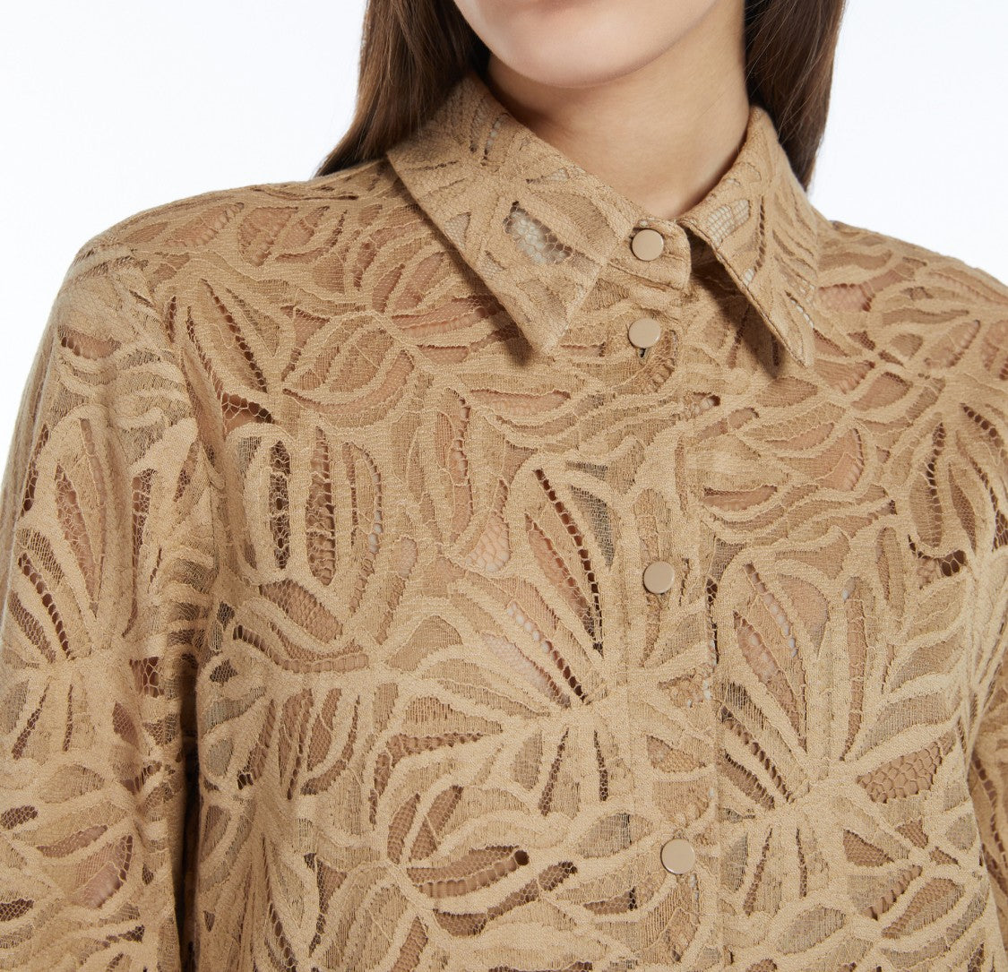 Max Mara Floral Lace Mini Dress