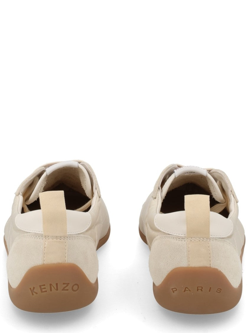 Kenzo Light Beige Kenzo Striker Polyamide Sneakers