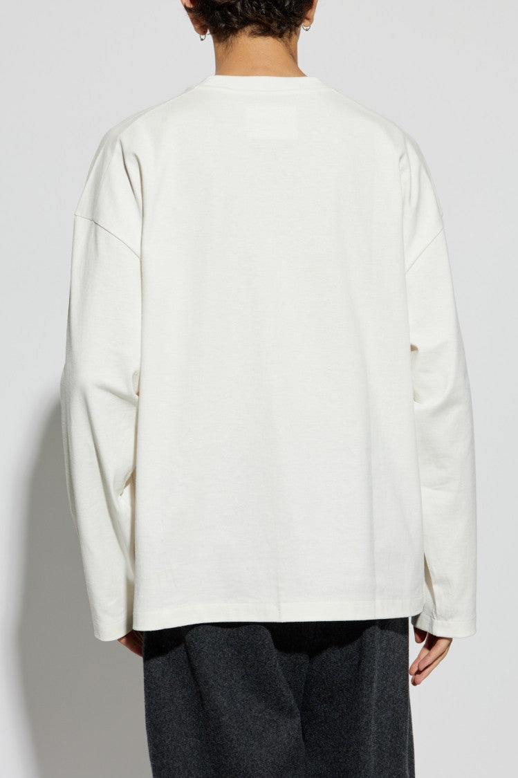 Jil Sander Long-Sleeve T-Shirt With Subtle Logo Detail