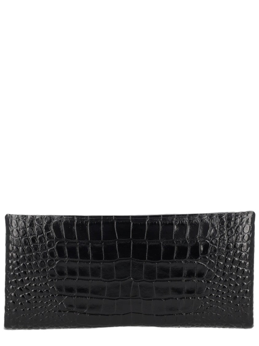 Tom Ford Crocodile-Effect Calf Leather Clutch