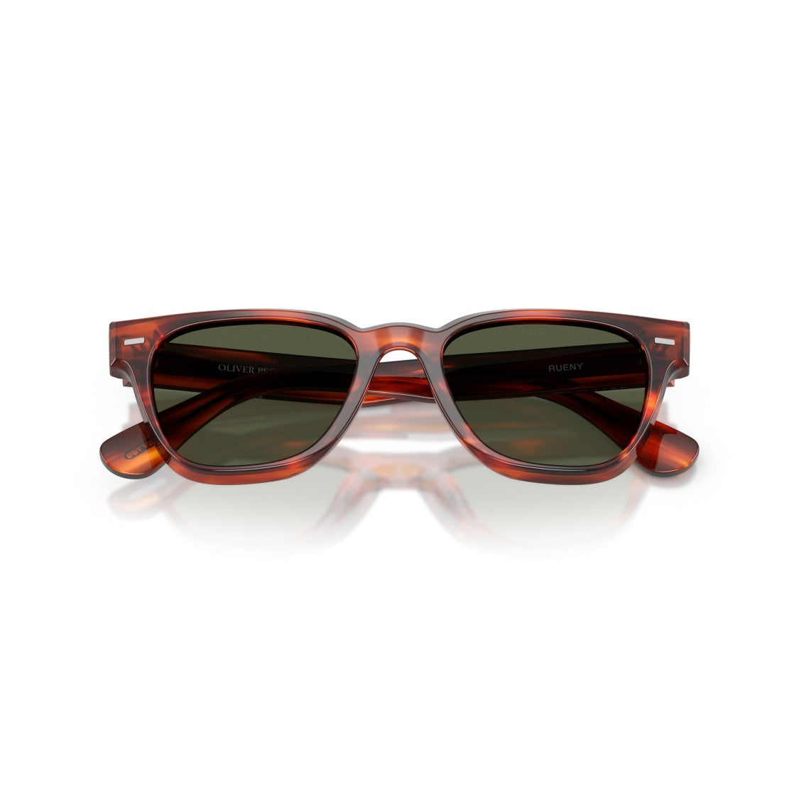 Oliver Peoples 0Ov5601su Square Frame Tortoiseshell Sunglasses With Textured Arms