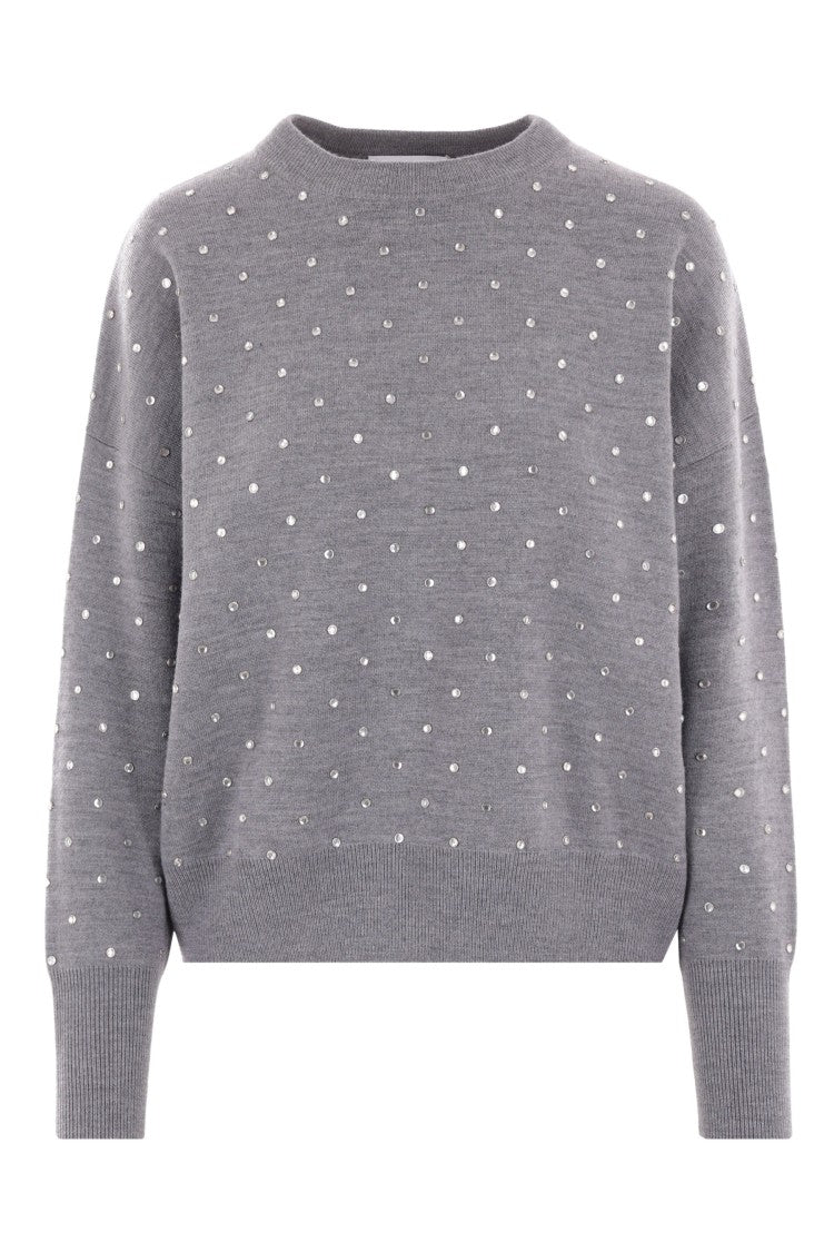 Rabanne Round Neck Wool Pullover