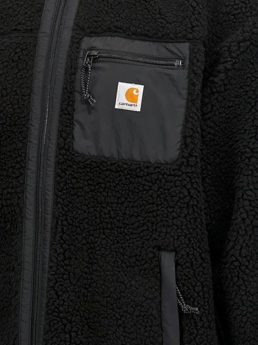 Carhartt Wip Textured Fleece Liner Jacket With High Collar
