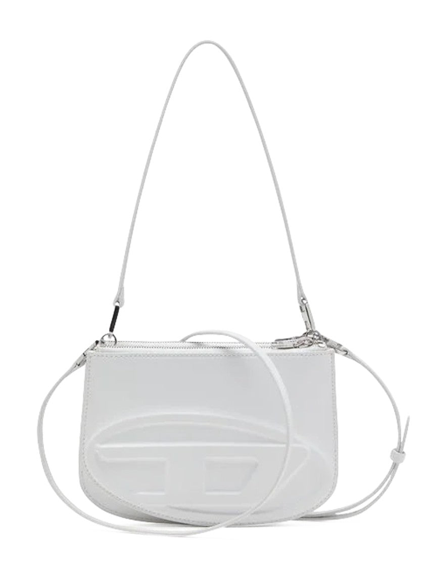 Diesel White Minimalist Double Compartment Diesel Bag