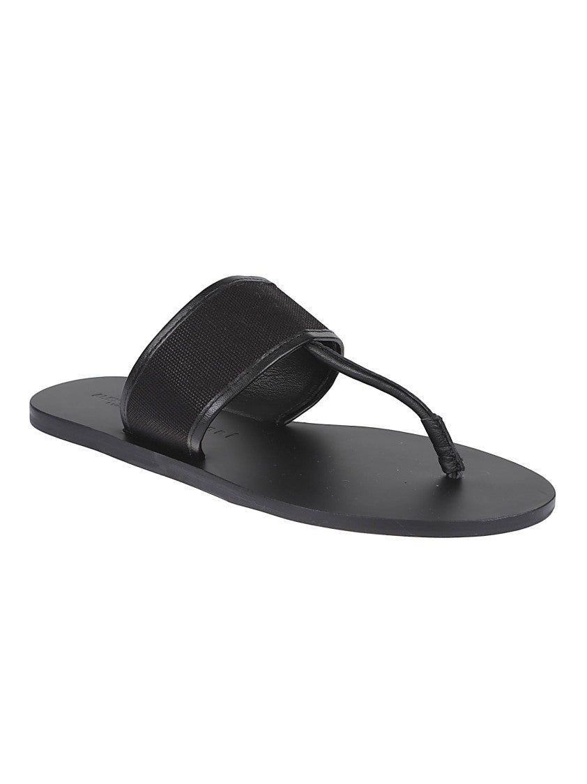 Manebi Thong Leather Sandlas