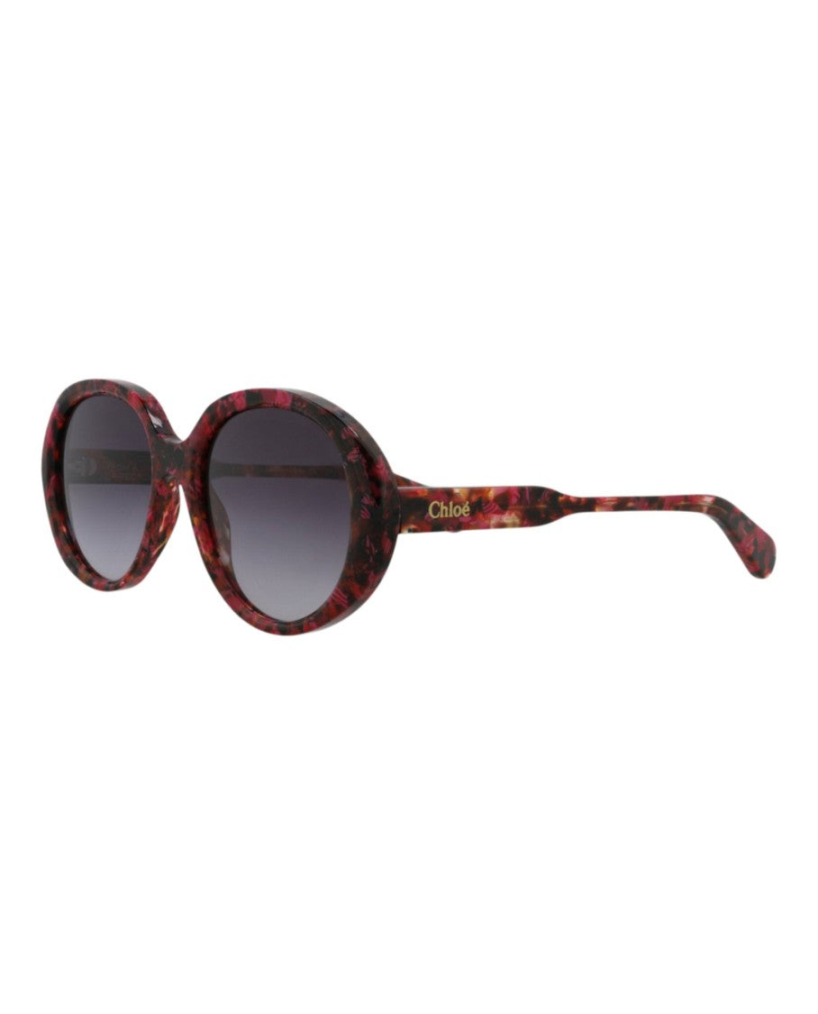 Chloé Round-Frame Recycled Acetate Sunglasses