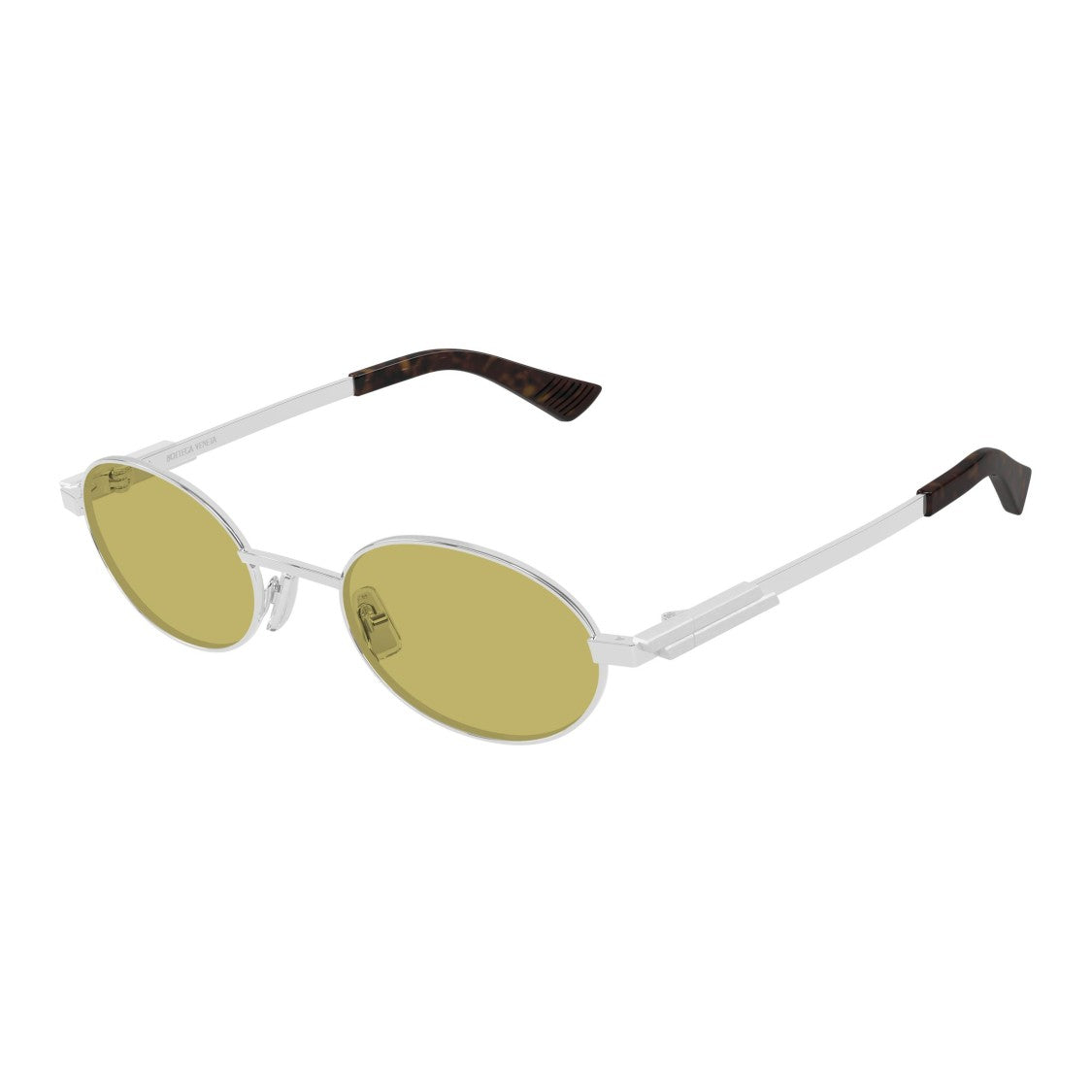 Bottega Veneta Bv1470s Oval Metal Frame Sunglasses