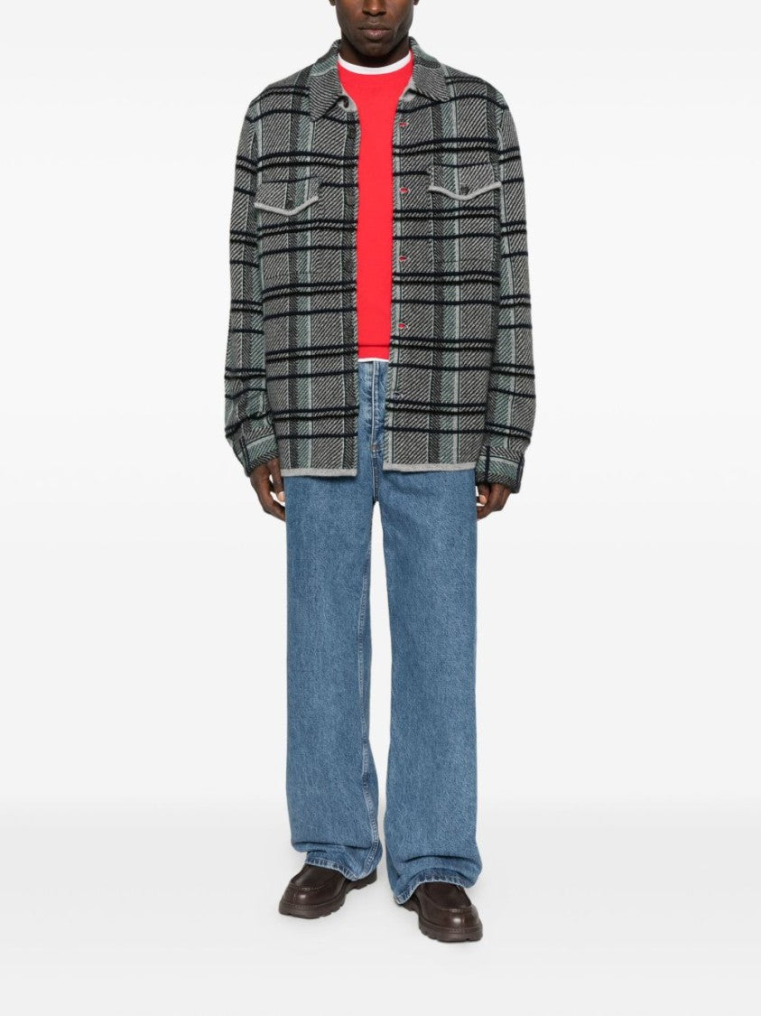 Guest In Residence Classic-Fit Cashmere Plaid Shirt