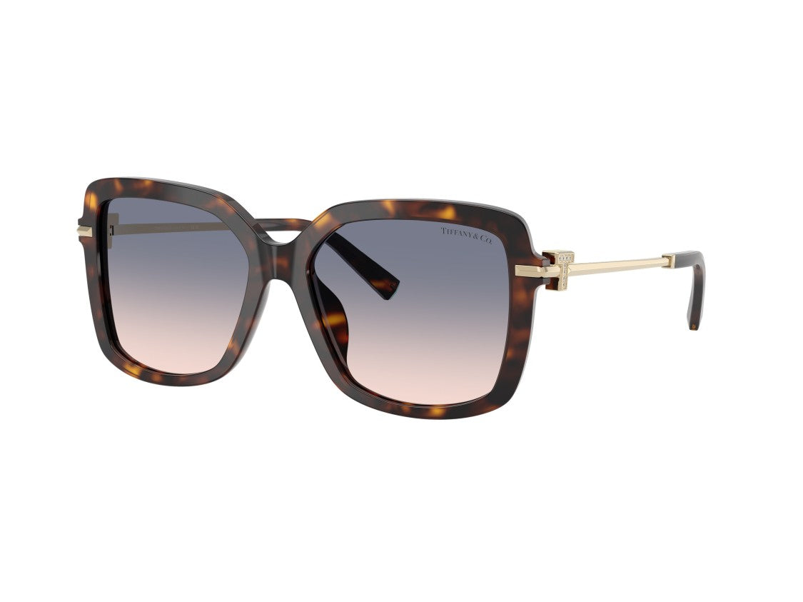 Tiffany & Co. Tortoiseshell 0Tf4252b Acetate Oversized Square Sunglasses