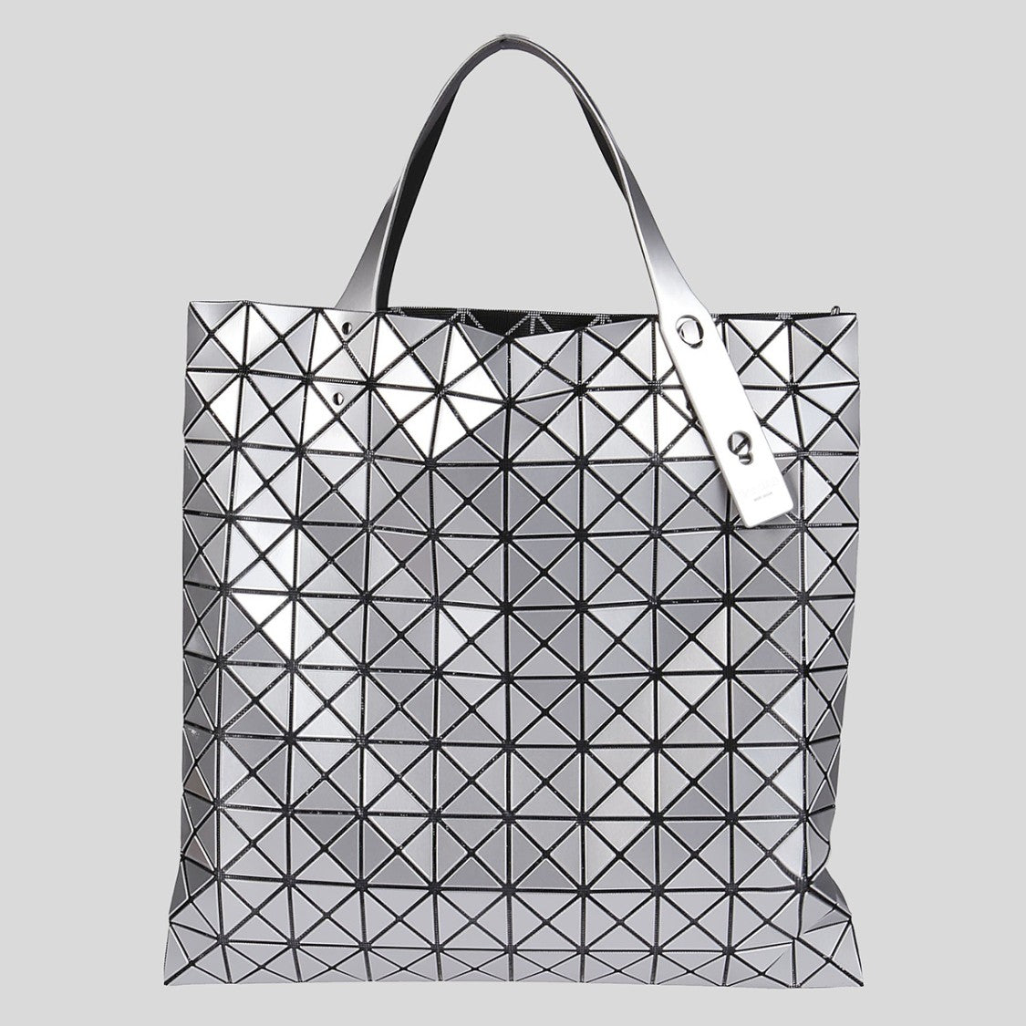 Bao Bao Issey Miyake Futuristic Geometric Silver Bag