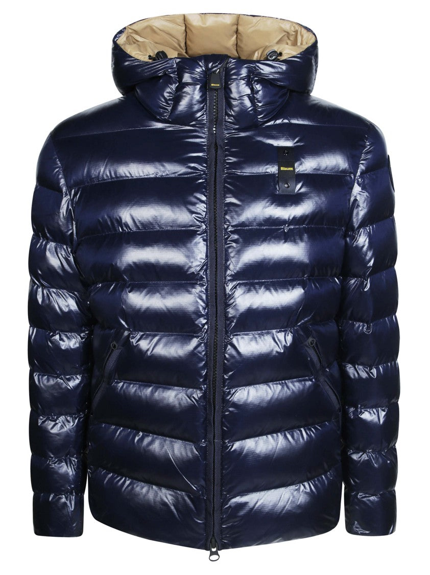 Blauer Quilted Hooded Down Jacket