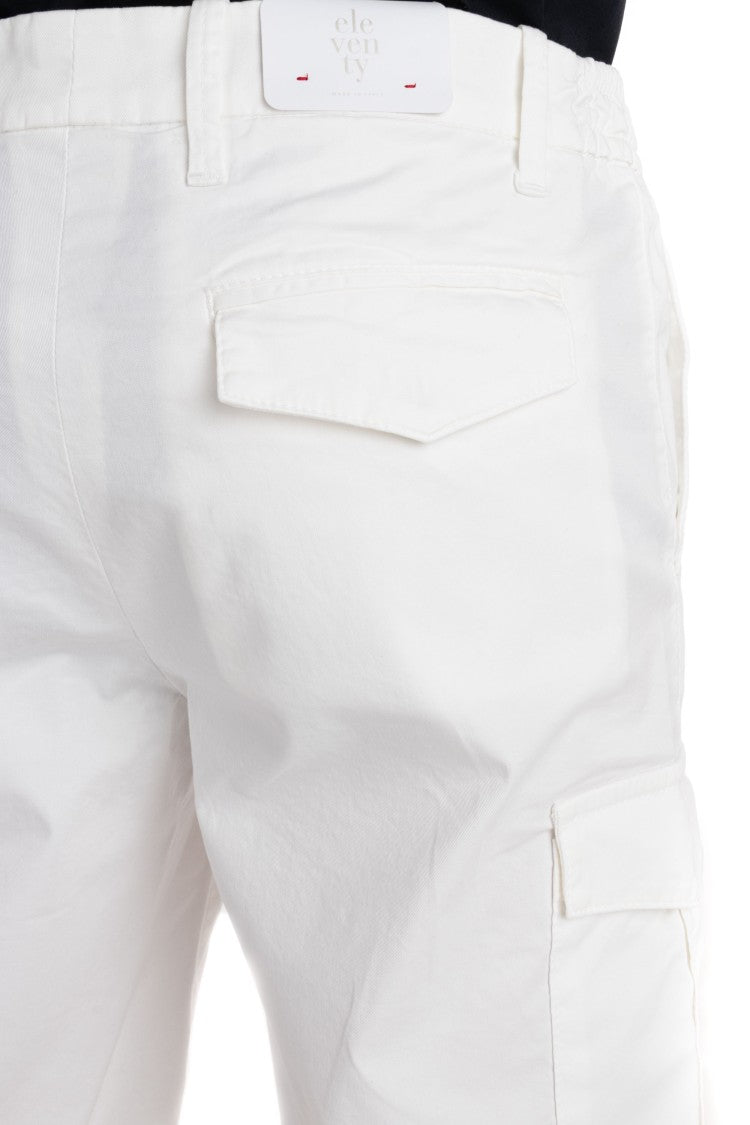 Eleventy Comfort Cotton Cargo Bermuda
