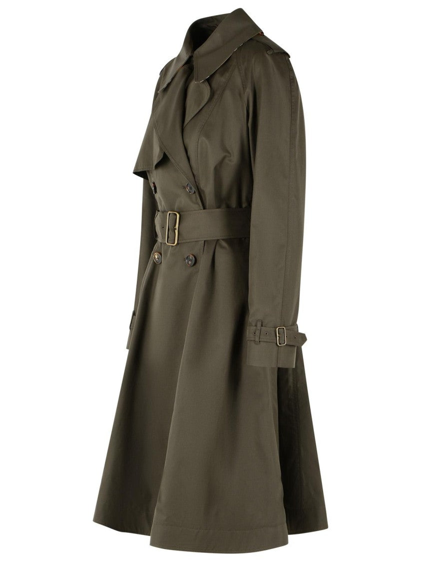 Burberry Gabardine Pembury Double-Breasted Trench Coat