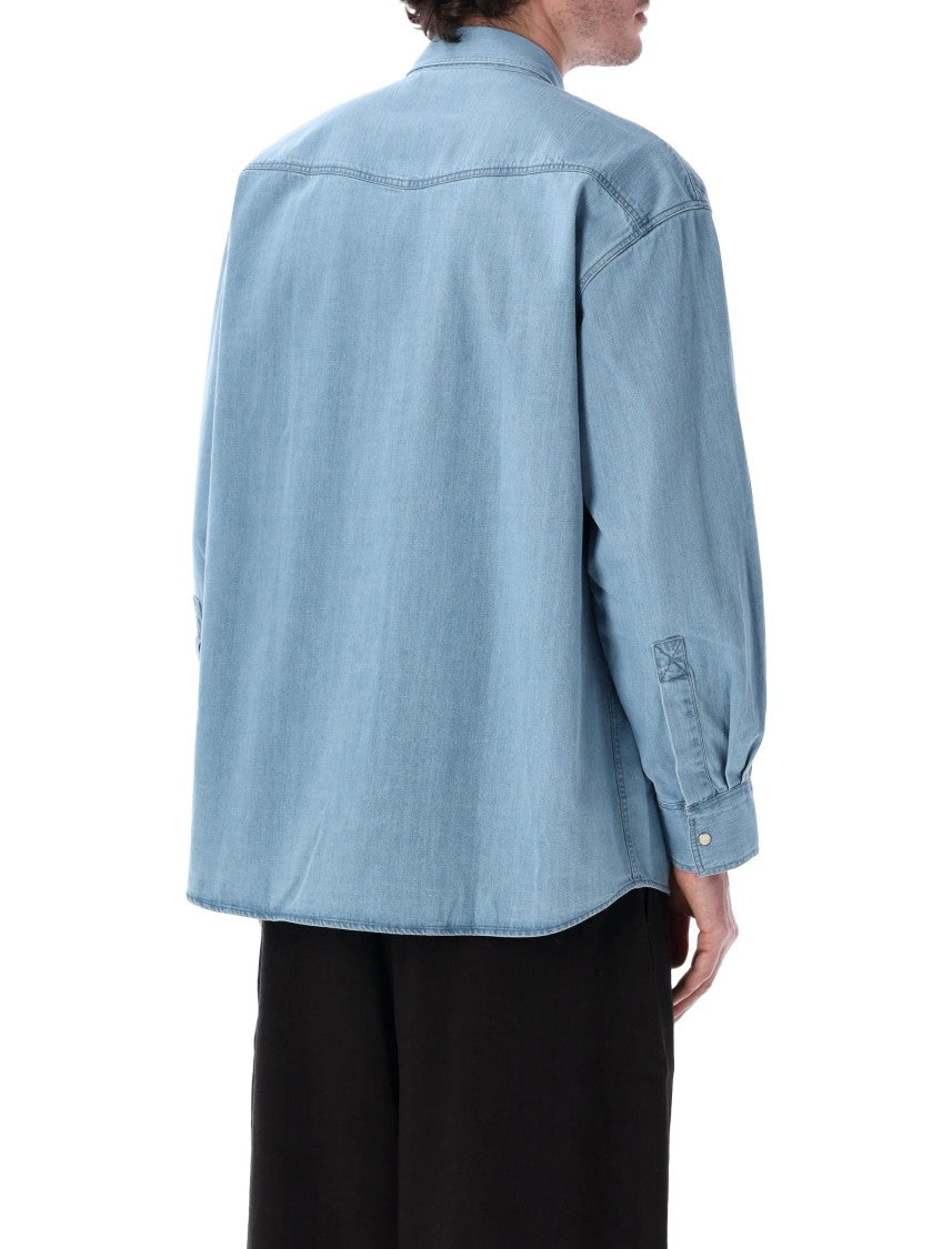 Studio Nicholson Mylo Relaxed Cotton Denim Shirt