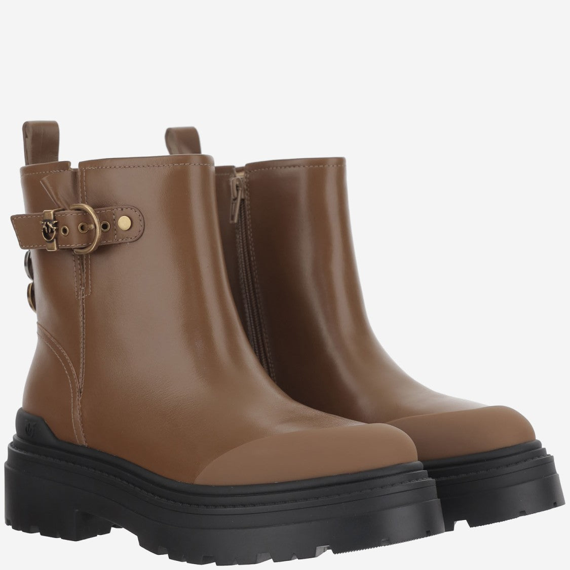 Pinko Mia 21 Leather Ankle Boots