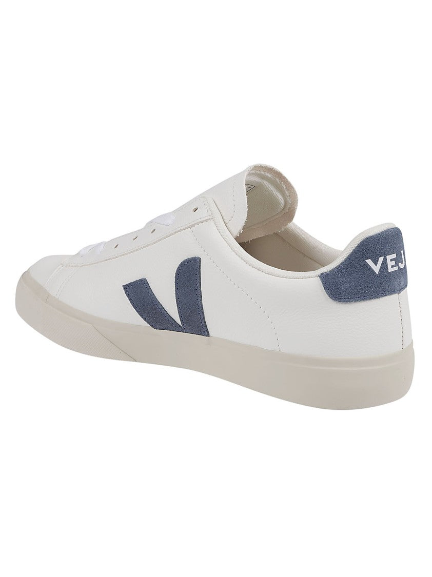 Veja Campo Chromefree Leather Suede Low-Top Sneakers