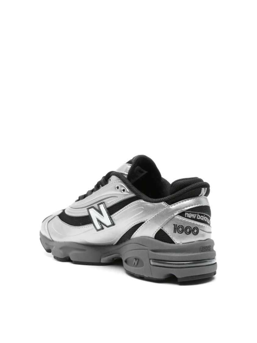 New Balance 1000 Black/Silver Metallic Sneakers