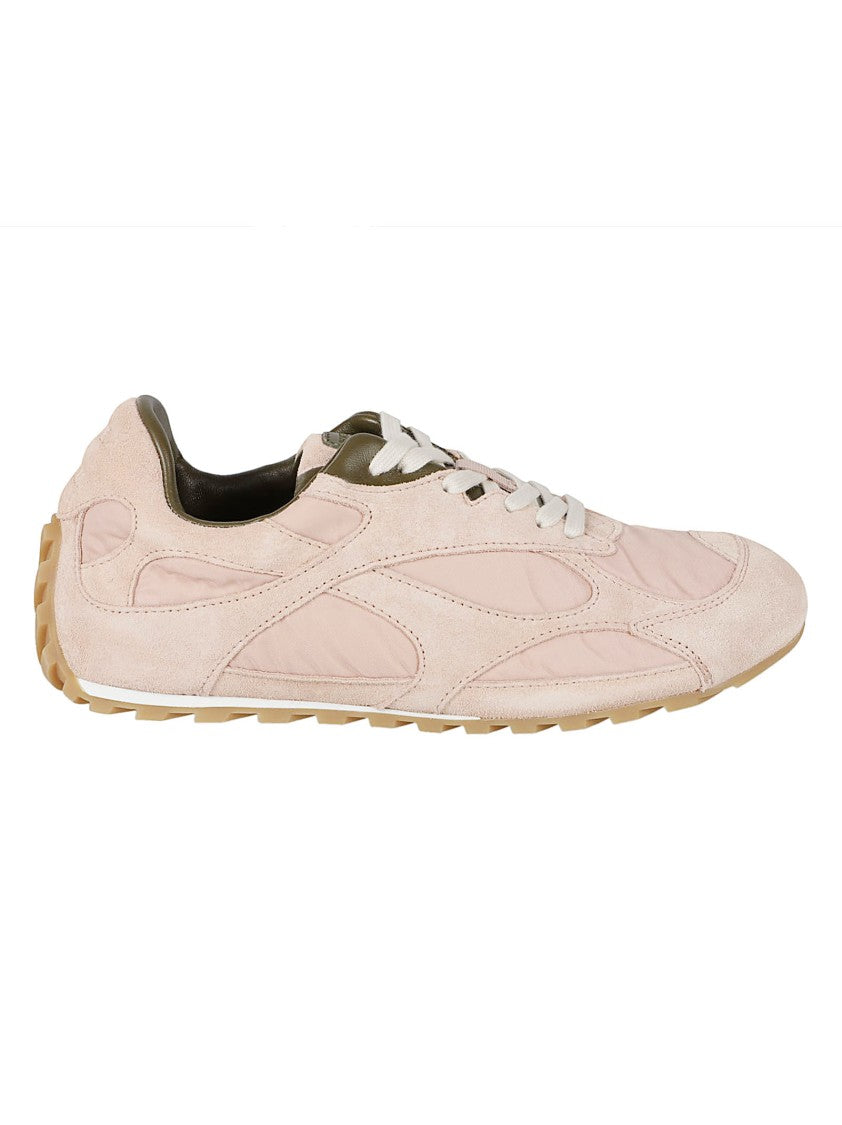 Bottega Veneta Low-Profile Leather Suede Sneakers