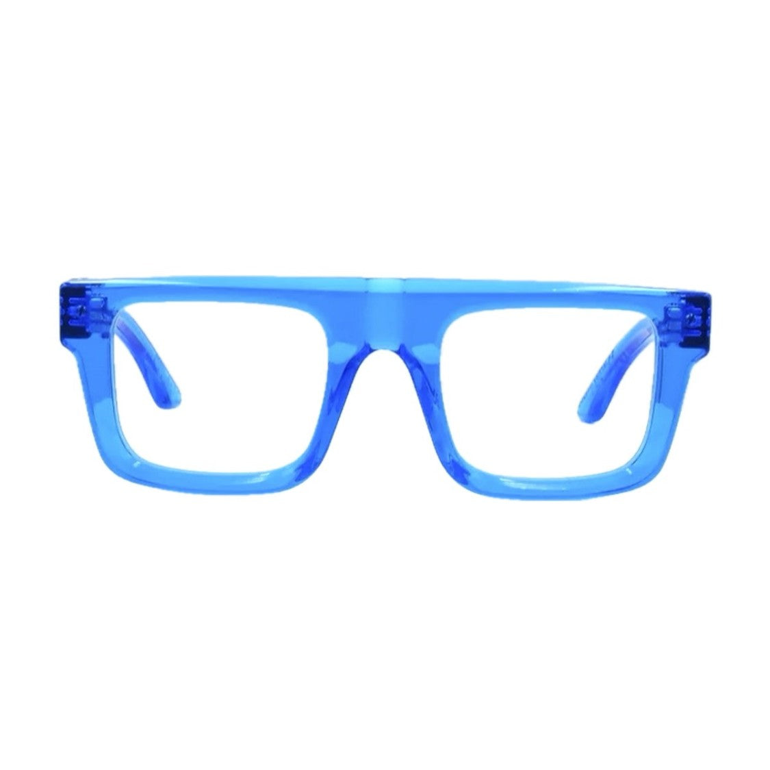 Panetti Eyewear Blue Sand Acrylic Rectangular Eyeglasses