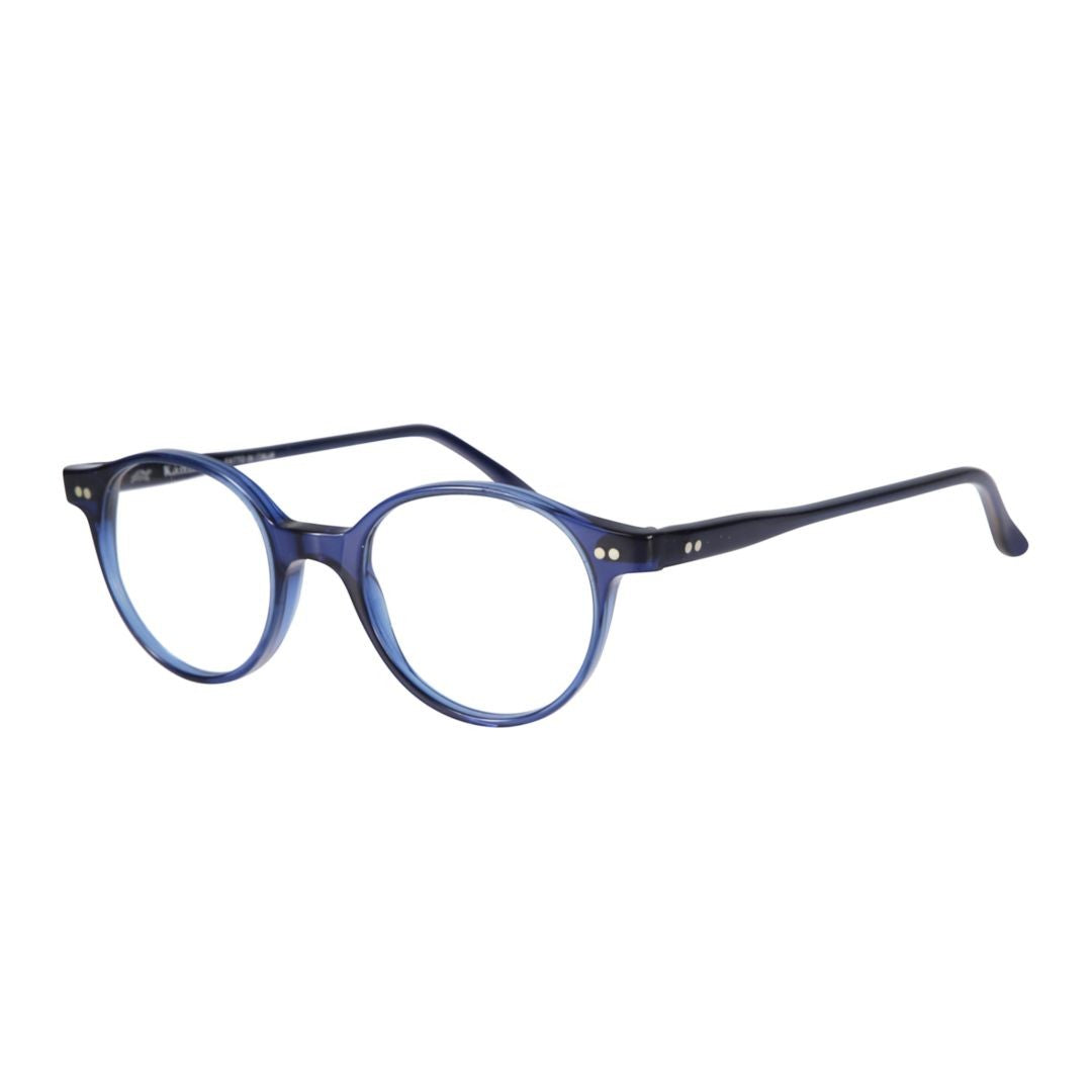 Kador Panto Classic Round Frame Panto Sunglasses With Glossy Finish