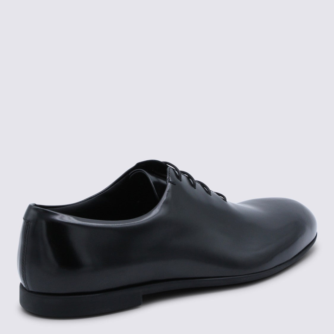 Jil Sander Minimalist Black Flat Shoes With Rounded Toe