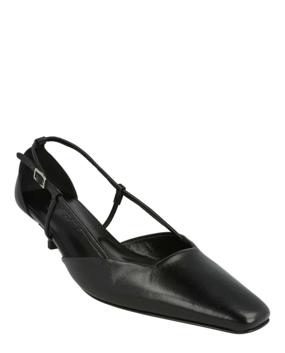 By Far Francine Leather Pumps