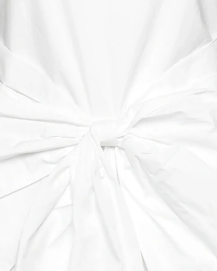 Rotate Bright White Bow Dress