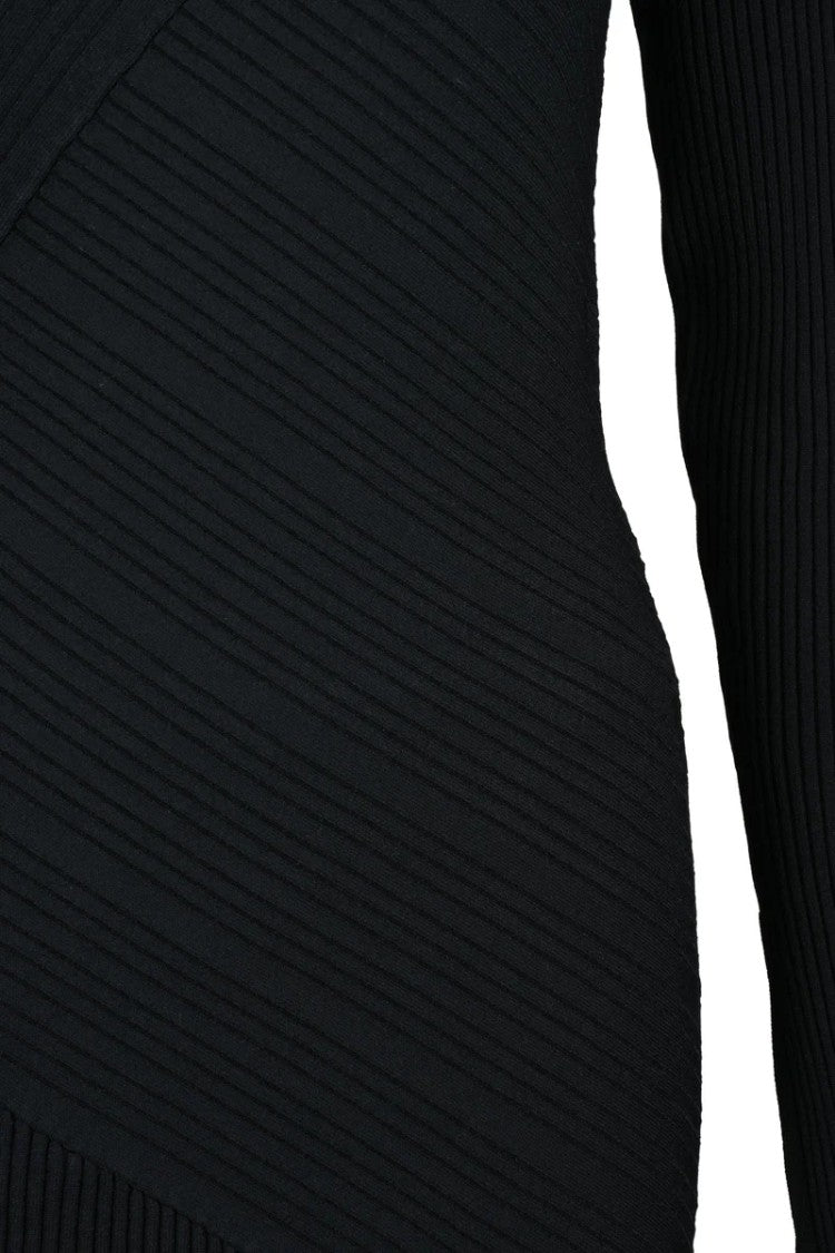 Mo5ch1no Jeans Short Jersey Dress - Black