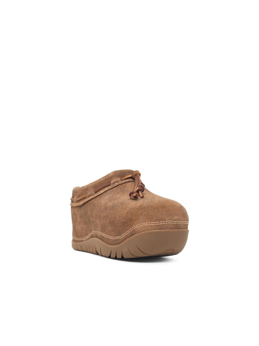 Ugg Chestnut Clog Bucked Suede Slippers
