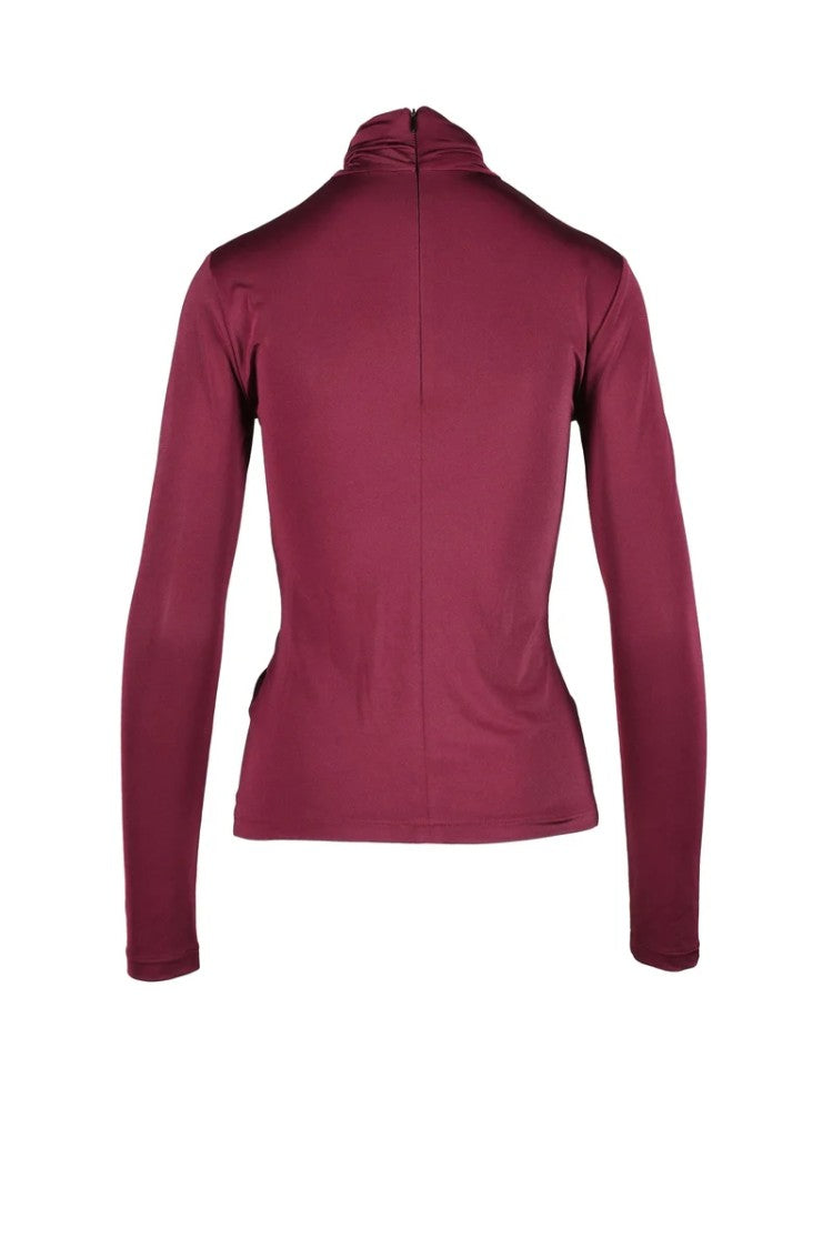 Nine Minutes Red Polyester Pes Top