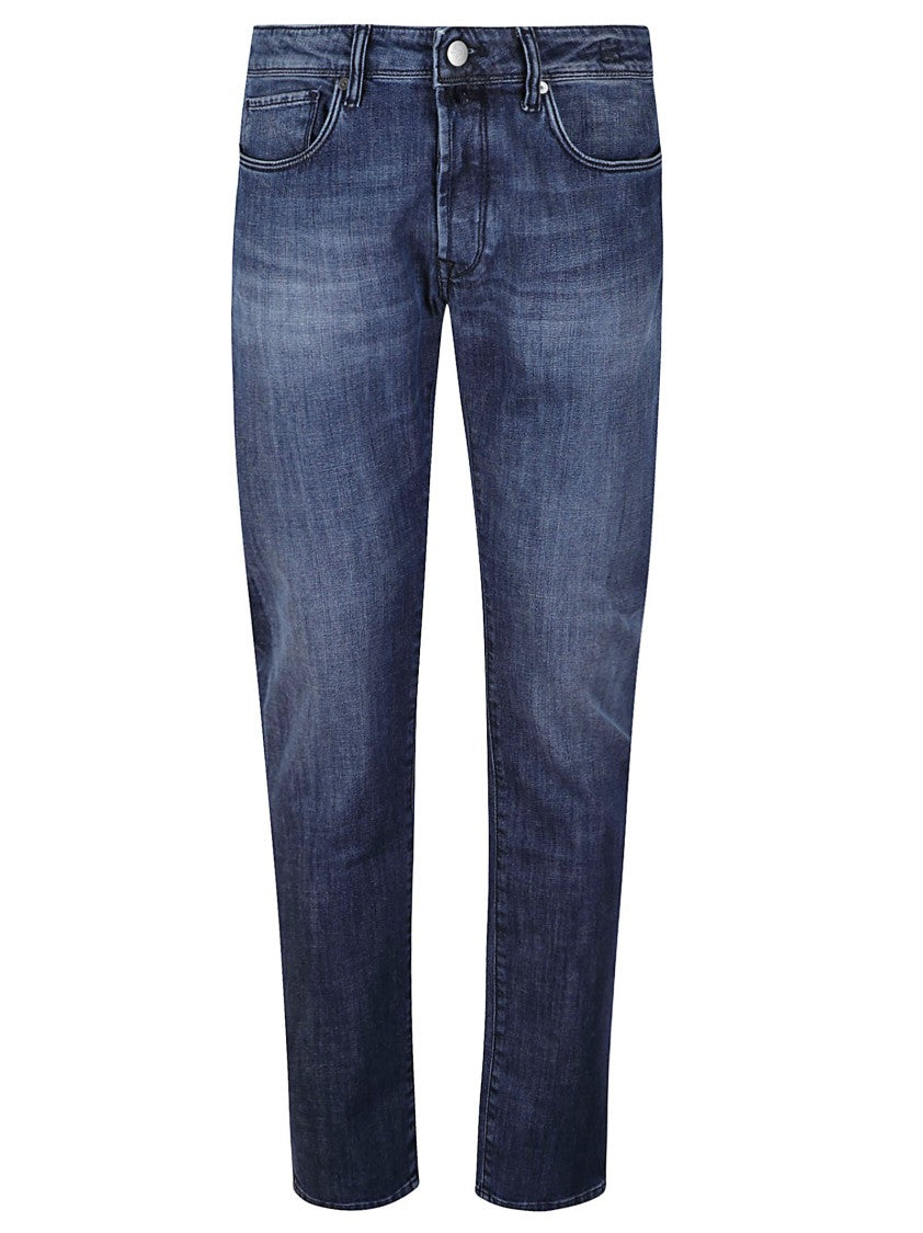 Incotex Classic Straight-Leg Jeans