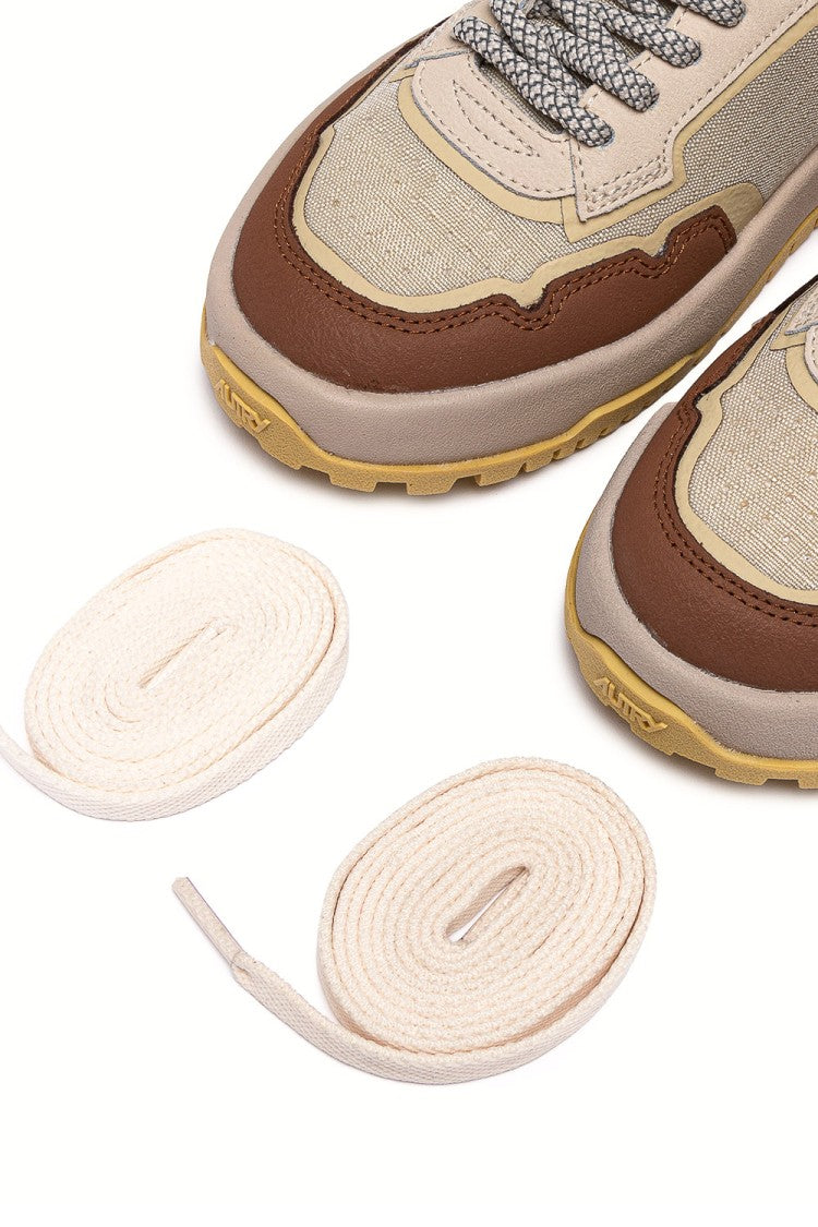 Autry Women’S Wildpace Model Cordura And Leather Sneakers