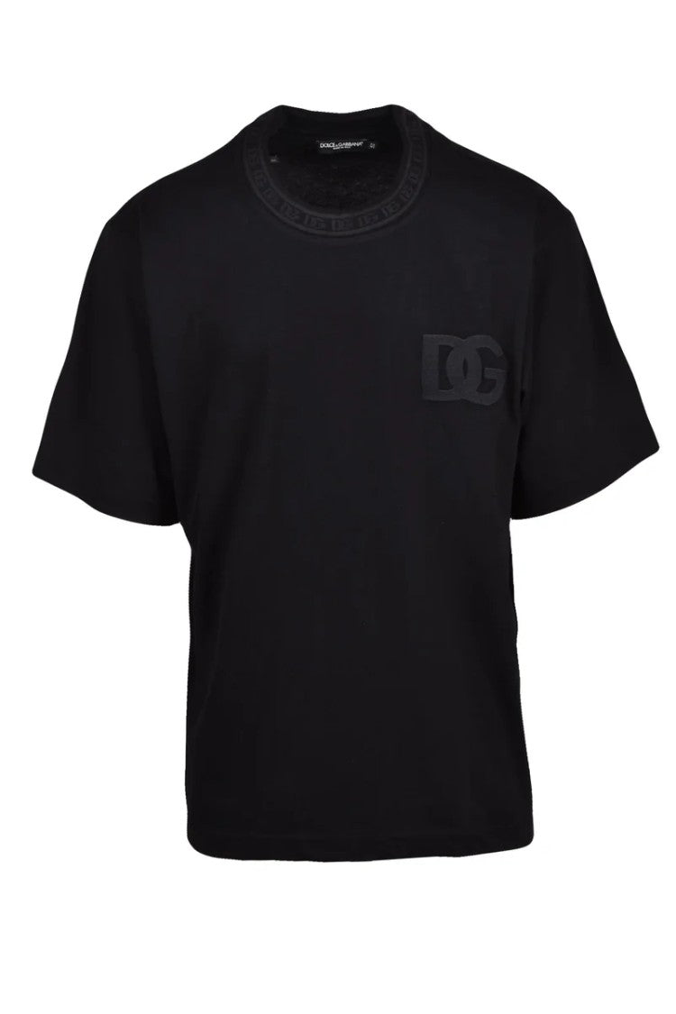 Dolce & Gabbana Cotton T-Shirt - Black
