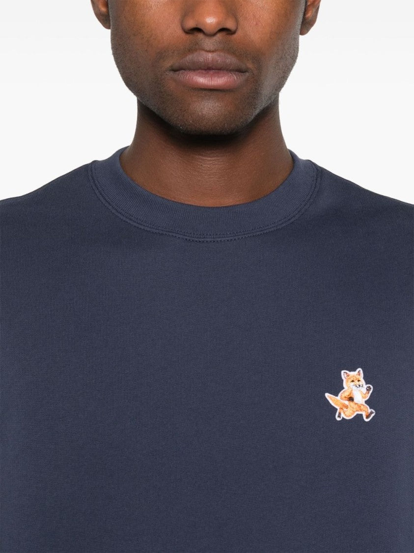 Maison Kitsuné Relaxed Fit Crewneck Sweatshirt