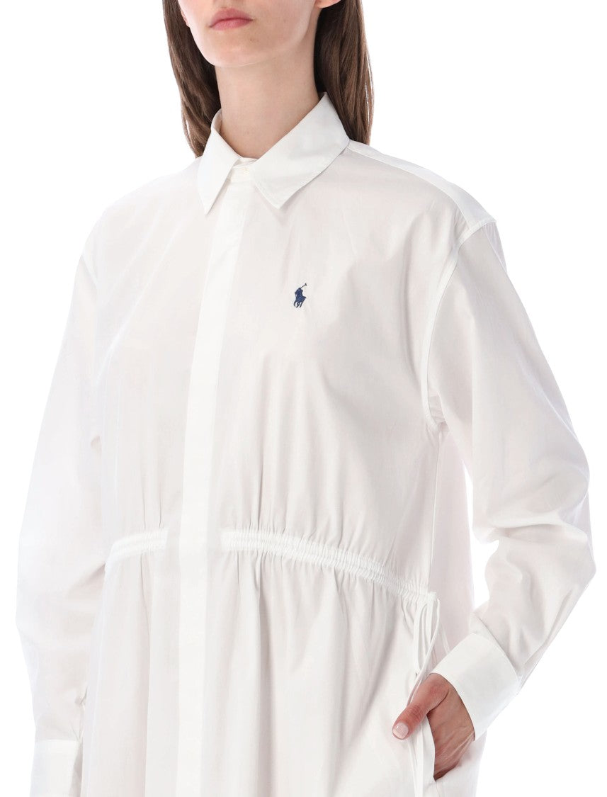 Polo Ralph Lauren Popleine Shirt Mini Dress String