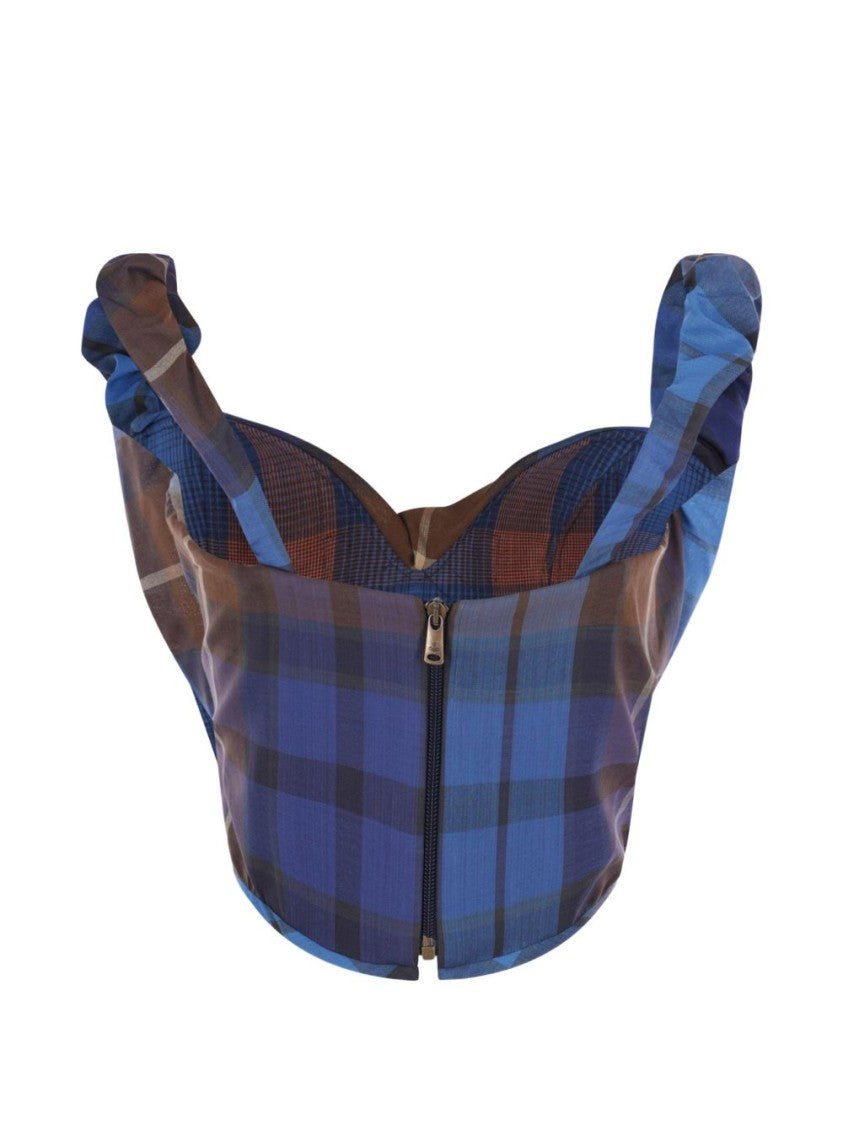 Vivienne Westwood Corset-Style Sweetheart Neckline Top