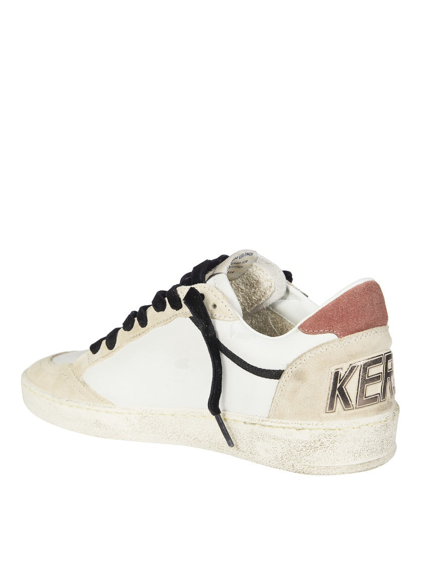Golden Goose Beige Suede Silver Star Sneakers