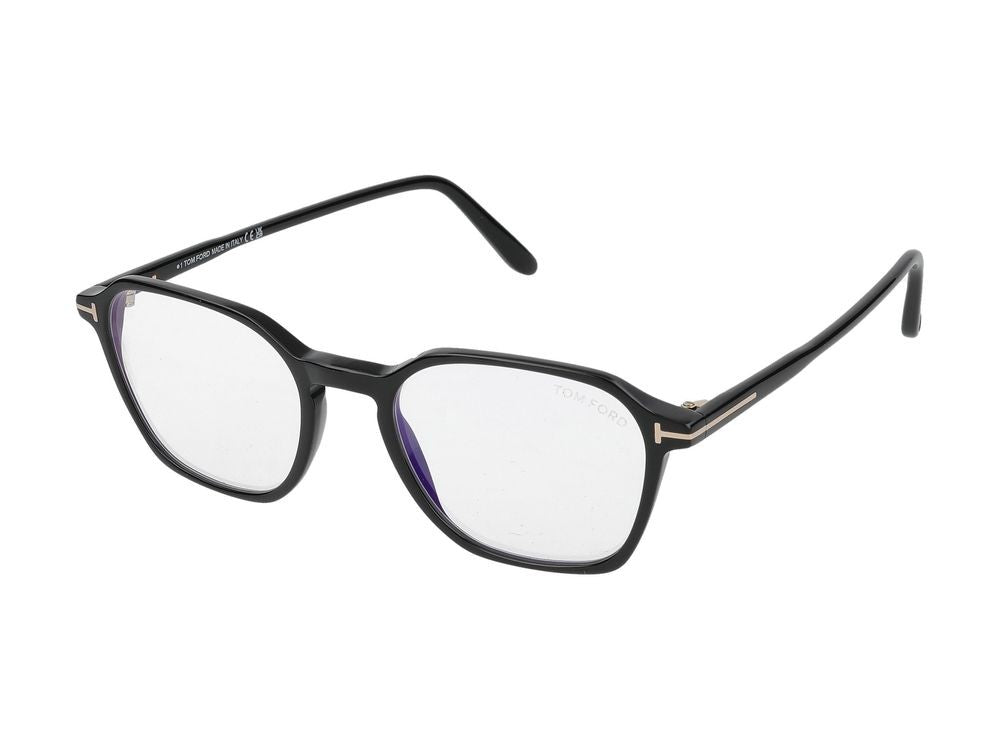 Tom Ford Black Ft5804-B Square Eyeglasses
