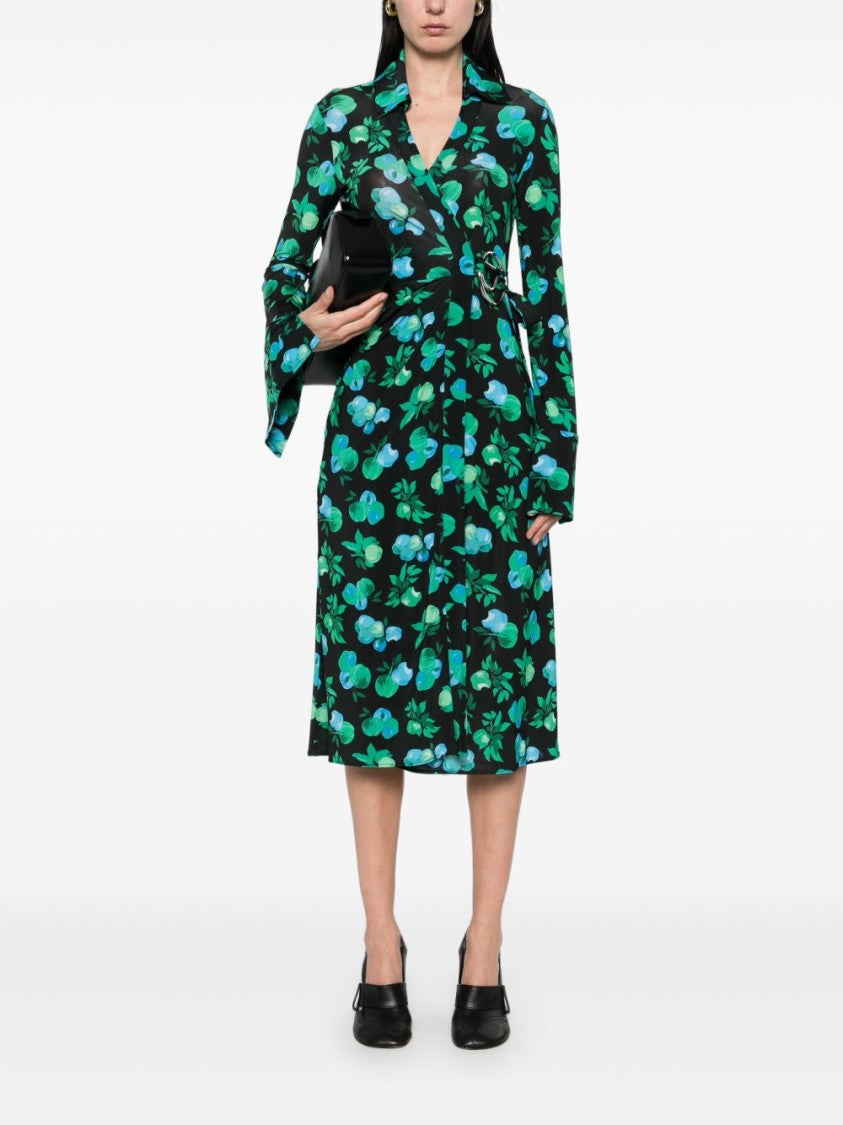 Coperni Floral Midi Dress