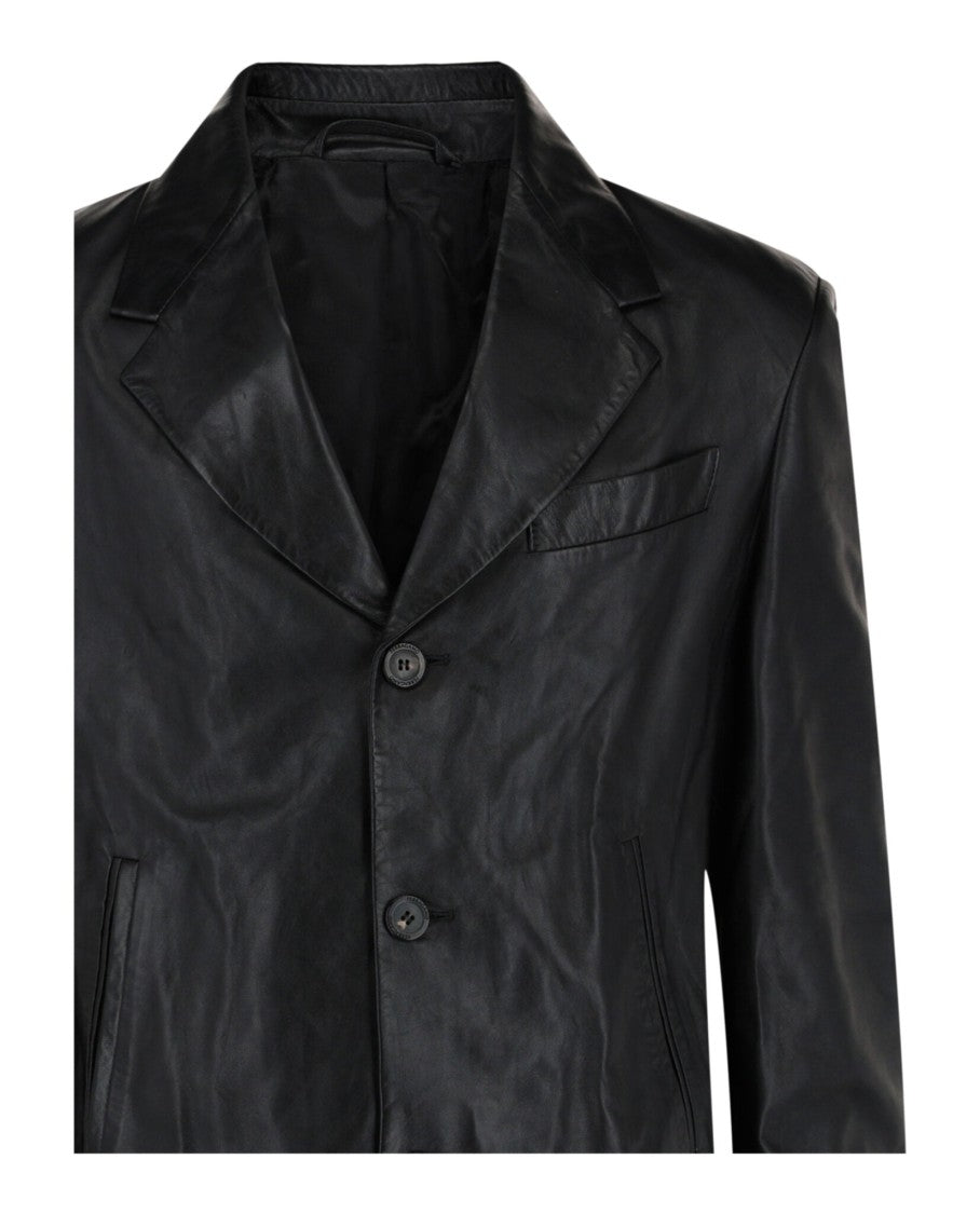 Ferragamo Leather Blazer
