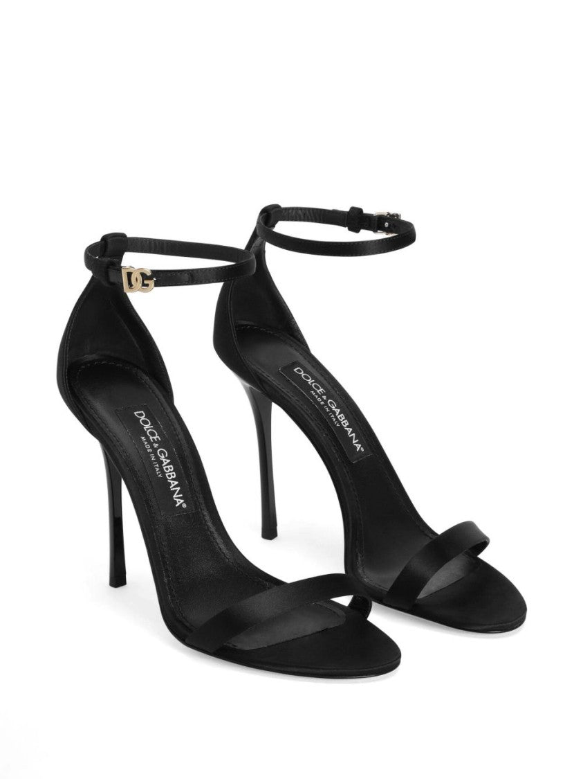 Dolce & Gabbana High-Heeled Sandals With Slim Stiletto And Design
