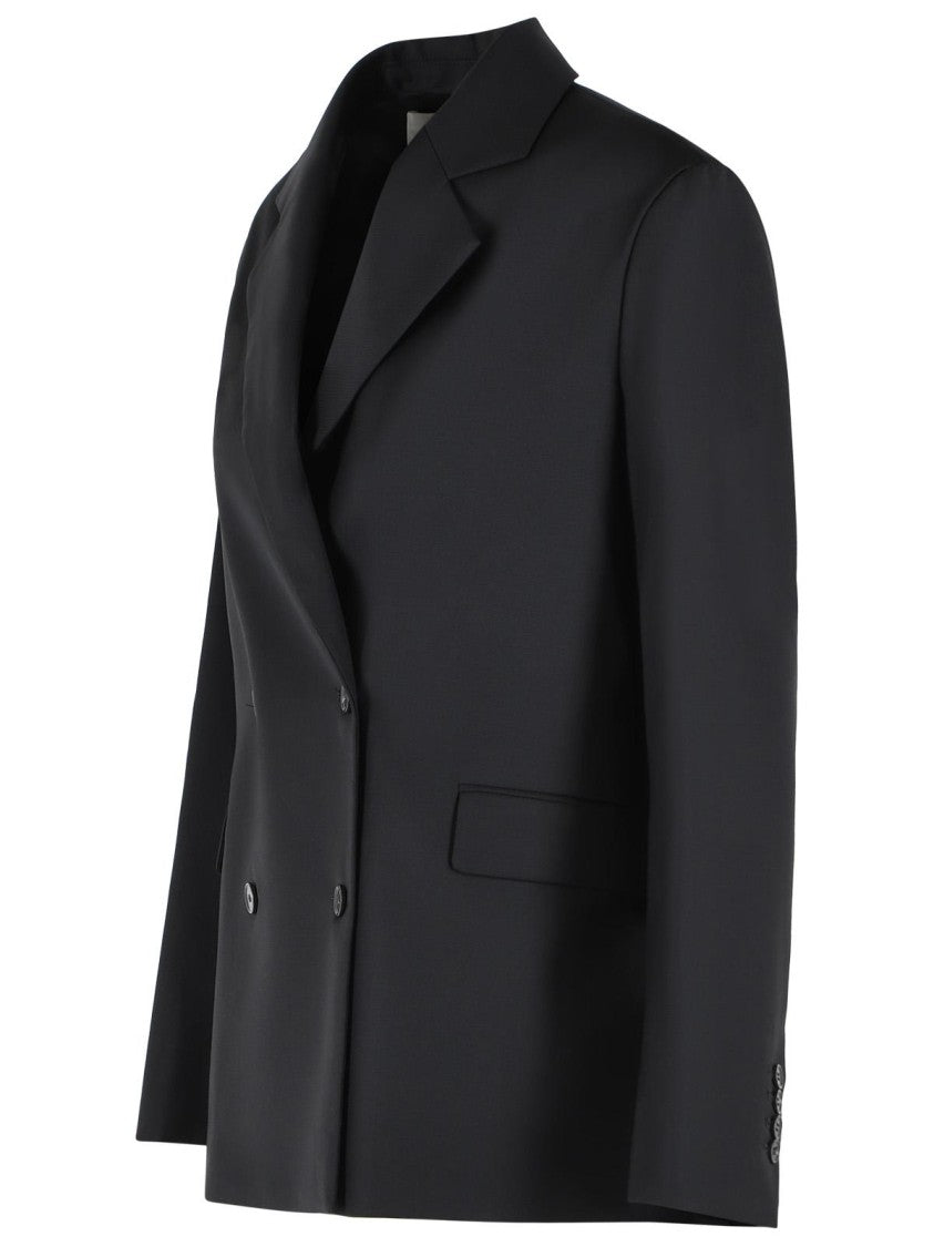 Loulou De Saison 'Donau' Black Virgin Wool Blazer